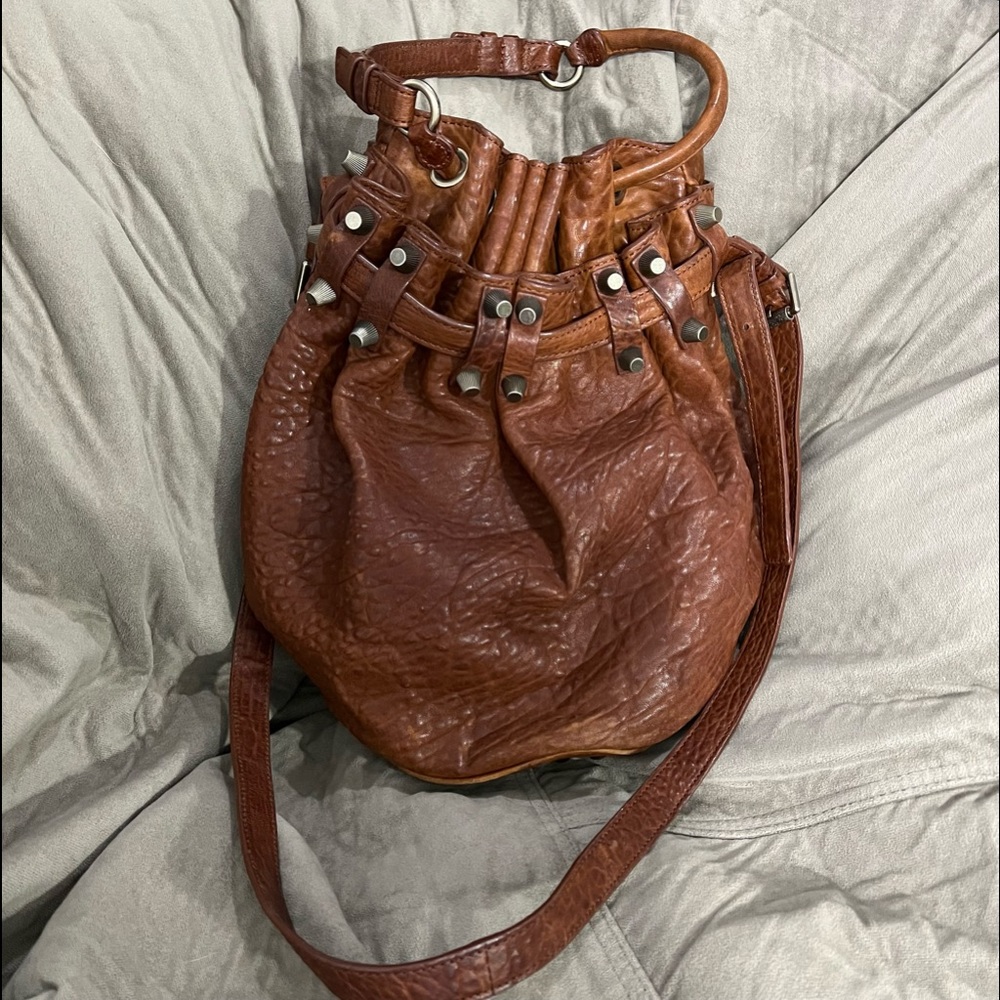 Alexander Wang Large Diego Bucket Bag Tan/Brown